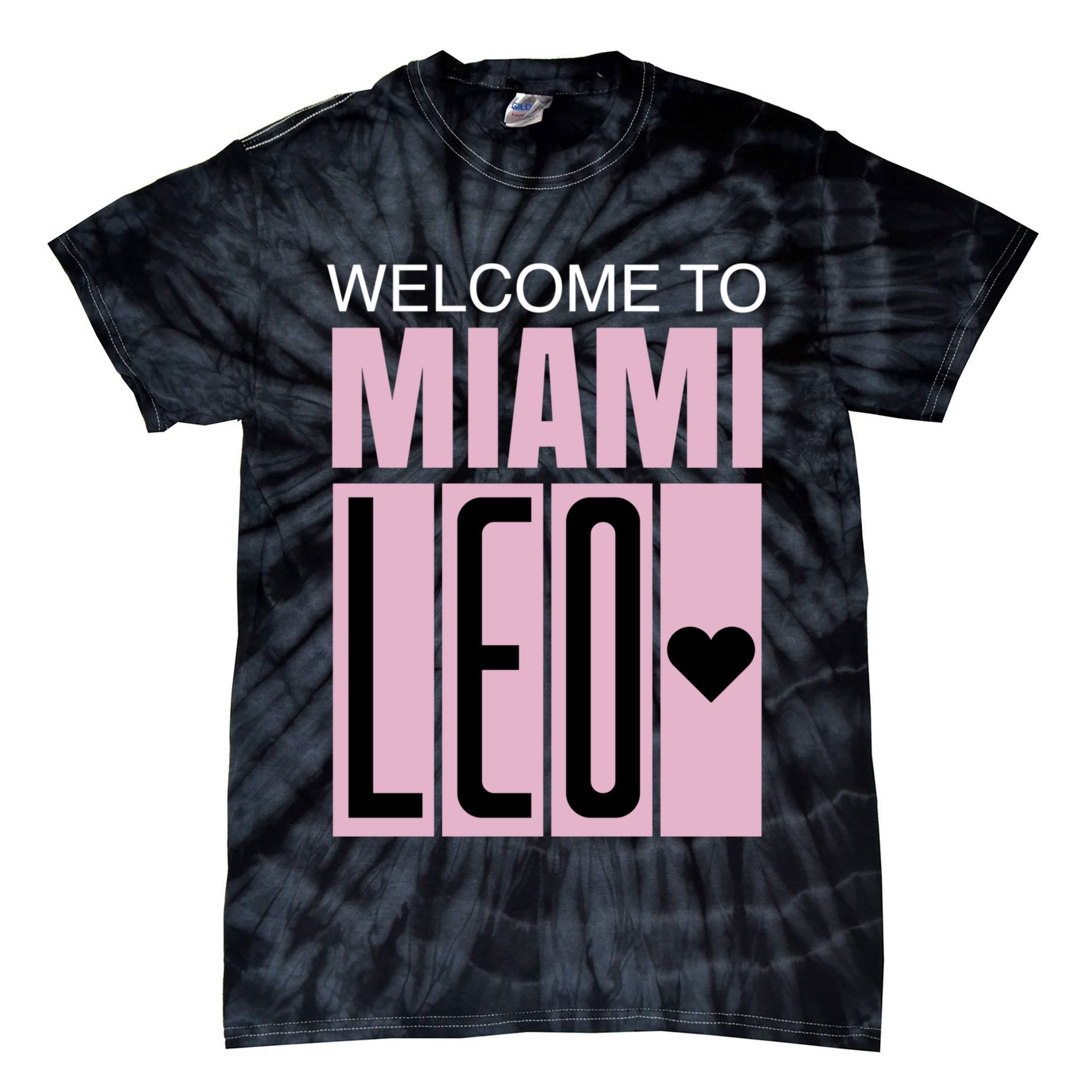 Welcome To Miami Leo 10 GOAT Tie-Dye T-Shirt