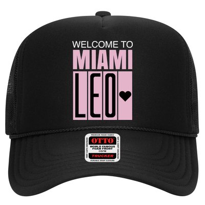 Welcome To Miami Leo 10 GOAT Trucker Hat