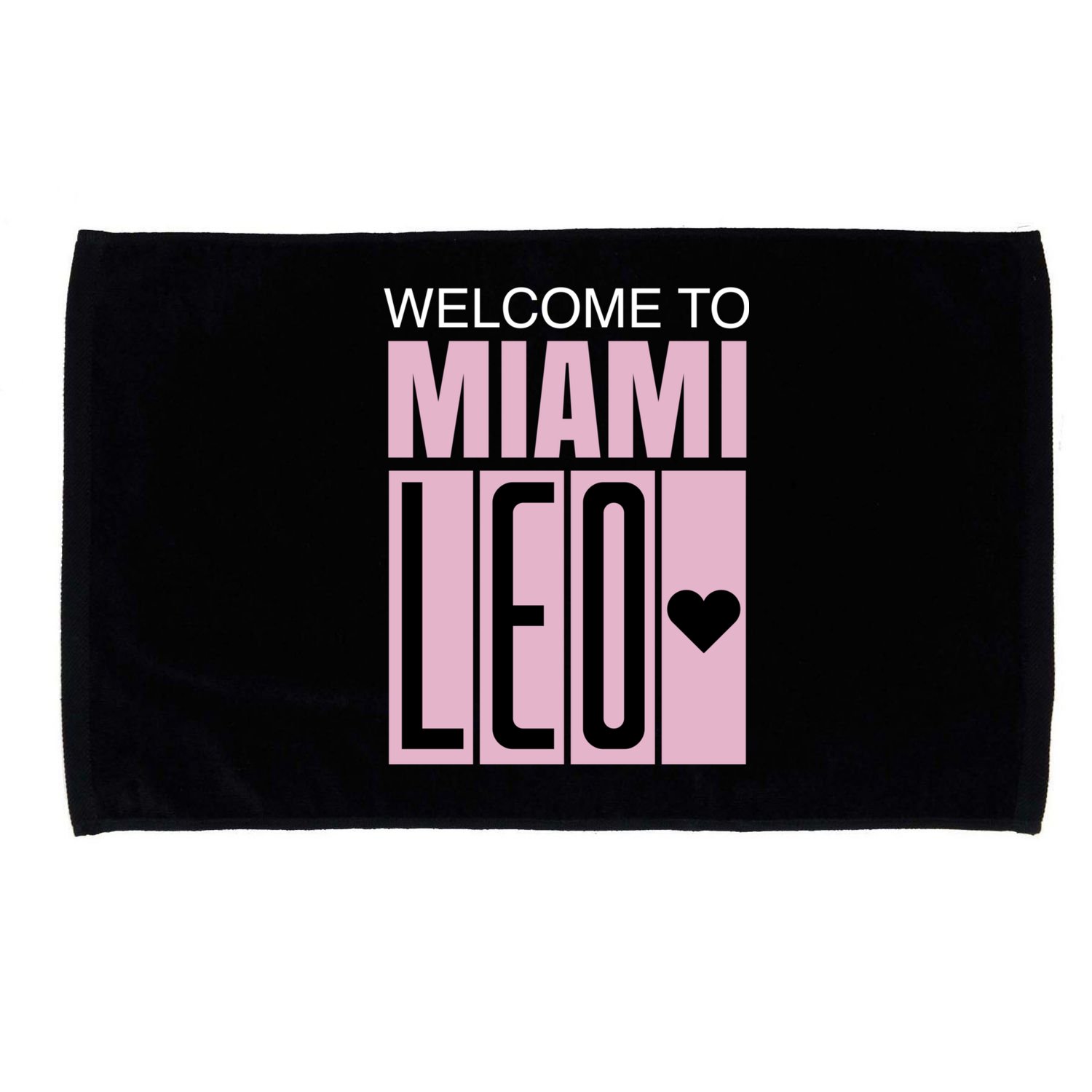 Welcome To Miami Leo 10 GOAT Microfiber Hand Towel
