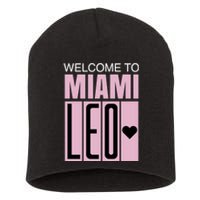 Welcome To Miami Leo 10 GOAT Short Acrylic Beanie