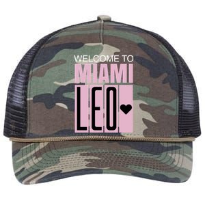 Welcome To Miami Leo 10 GOAT Retro Rope Trucker Hat Cap