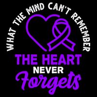 What The Mind Can't Remember The Heart Never Forgets Pancreatic Cancer Sustainable Knit Beanie