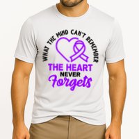 What The Mind Can't Remember The Heart Never Forgets Pancreatic Cancer Cooling Performance Crew T-Shirt