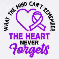 What The Mind Can't Remember The Heart Never Forgets Pancreatic Cancer Cooling Performance Crew T-Shirt
