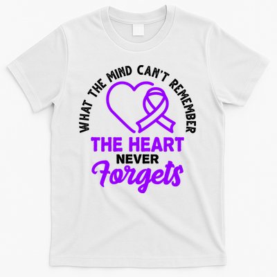 What The Mind Can't Remember The Heart Never Forgets Pancreatic Cancer T-Shirt