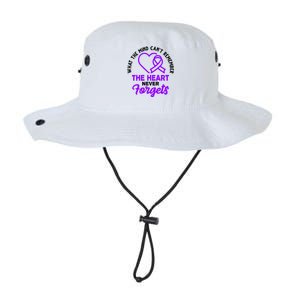 What The Mind Can't Remember The Heart Never Forgets Pancreatic Cancer Legacy Cool Fit Booney Bucket Hat