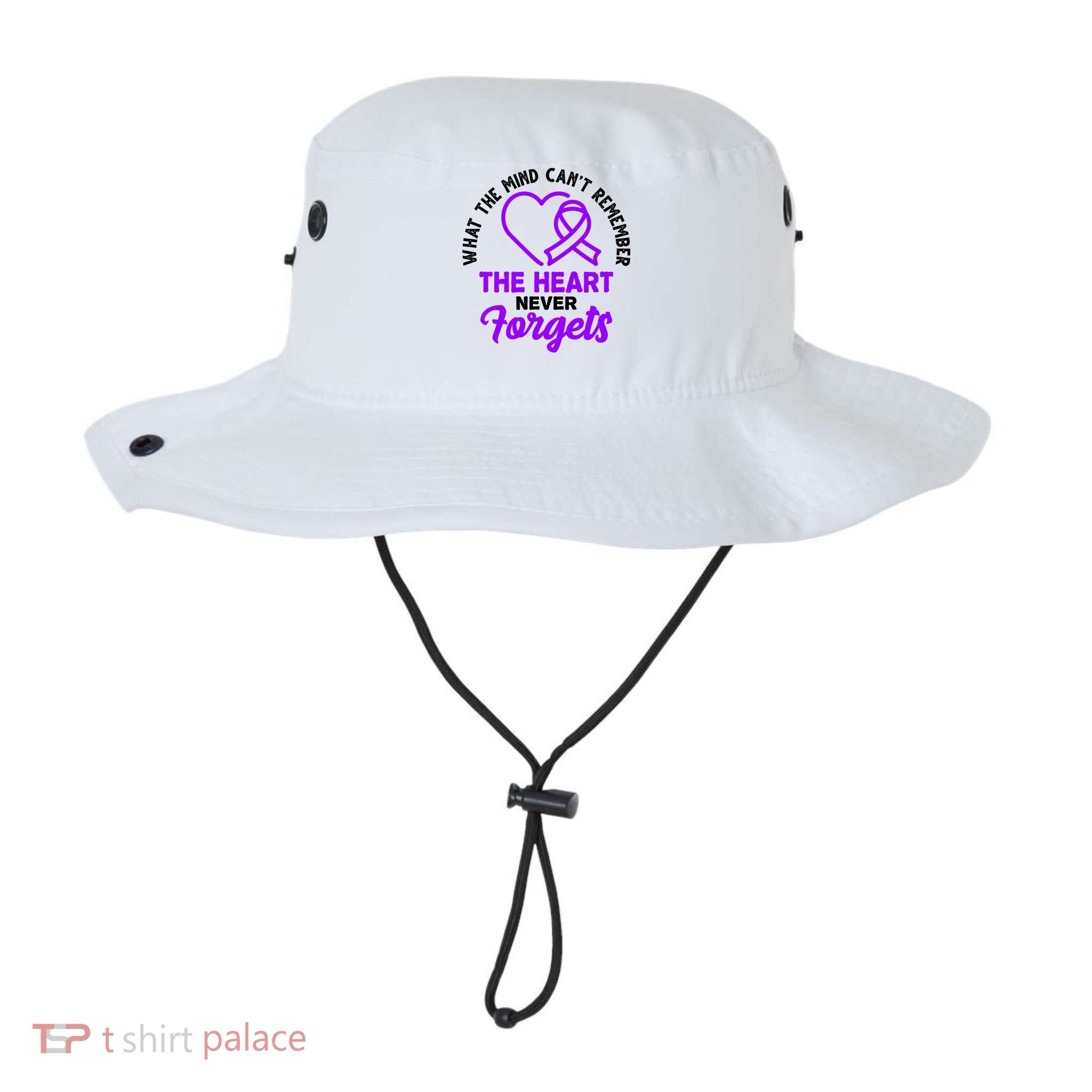 What The Mind Can't Remember The Heart Never Forgets Pancreatic Cancer Bucket Hat
