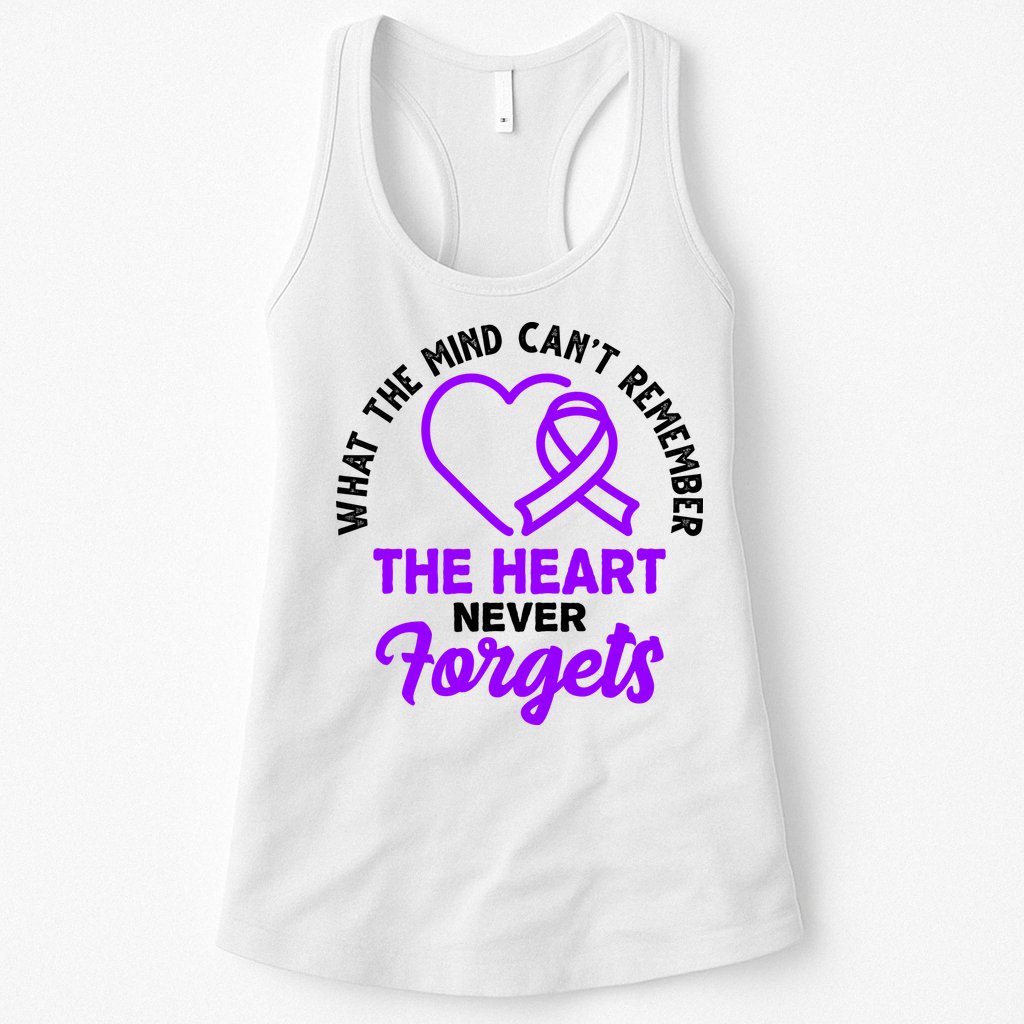 What The Mind Can't Remember The Heart Never Forgets Pancreatic Cancer Womens Tank Top