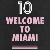 Welcome To Miami Leo 10 GOAT 7 Panel Mesh Trucker Snapback Hat