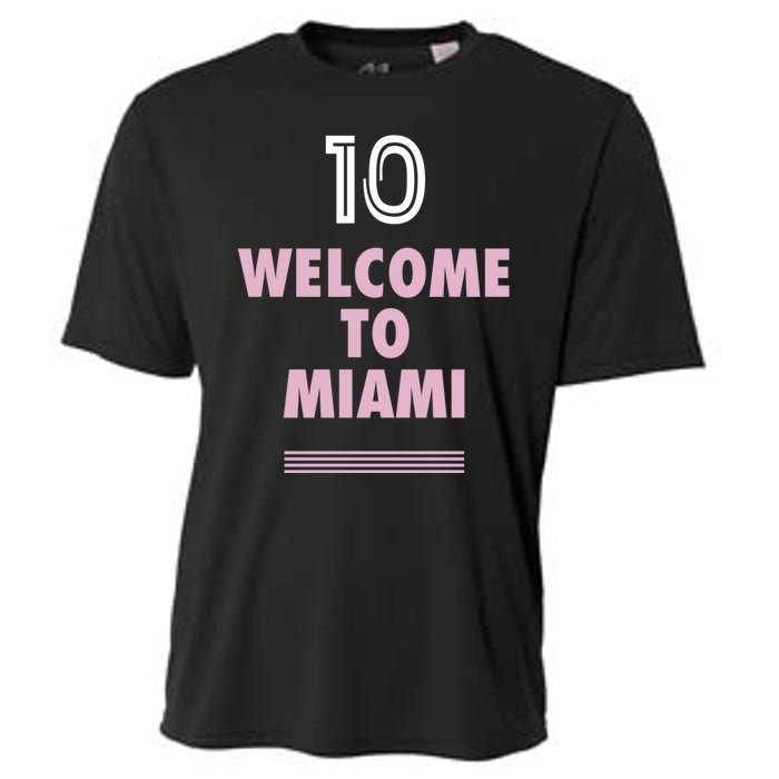 Welcome To Miami Leo 10 GOAT Cooling Performance Crew T-Shirt