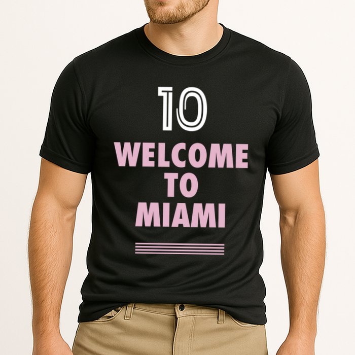 Welcome To Miami Leo 10 GOAT Cooling Performance Crew T-Shirt