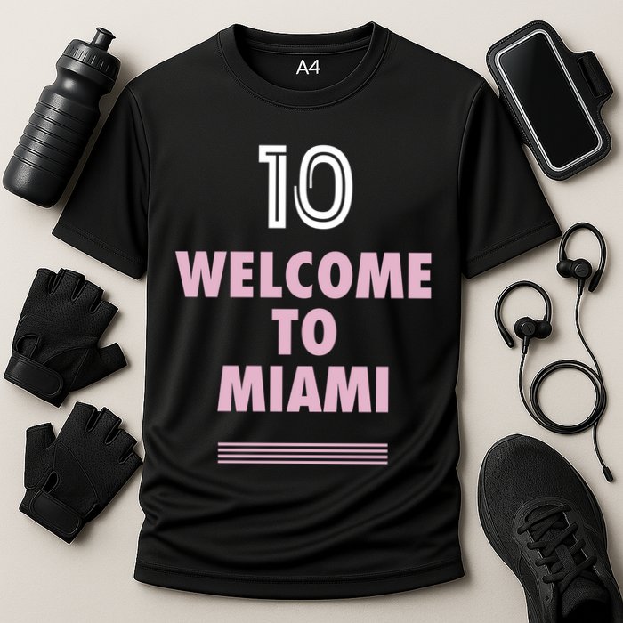 Welcome To Miami Leo 10 GOAT Cooling Performance Crew T-Shirt
