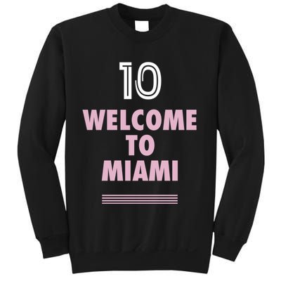 Welcome To Miami Leo 10 GOAT Sweatshirt