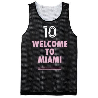 Welcome To Miami Leo 10 GOAT Mesh Reversible Basketball Jersey Tank