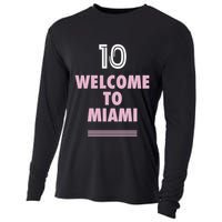 Welcome To Miami Leo 10 GOAT Cooling Performance Long Sleeve Crew