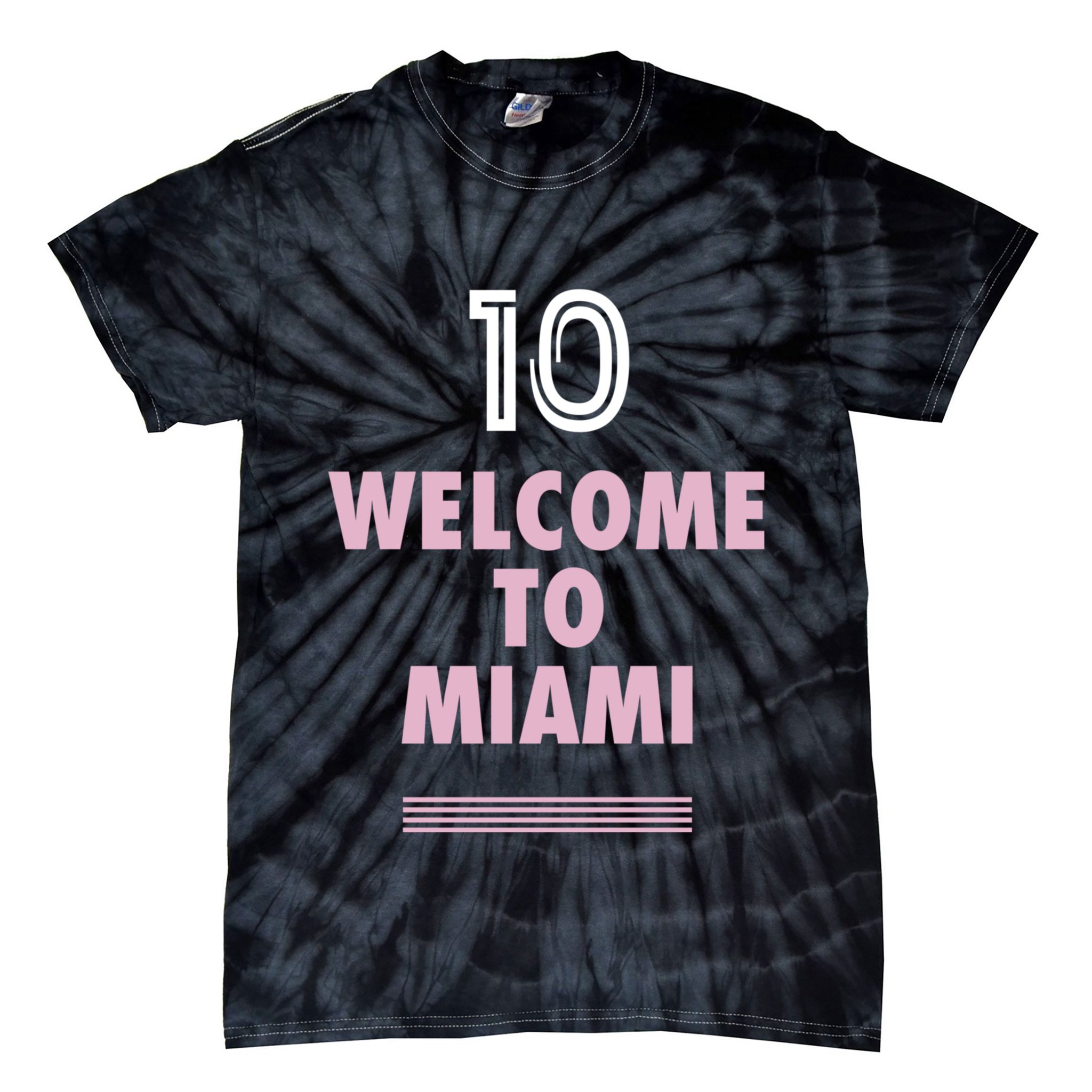 Welcome To Miami Leo 10 GOAT Tie-Dye T-Shirt