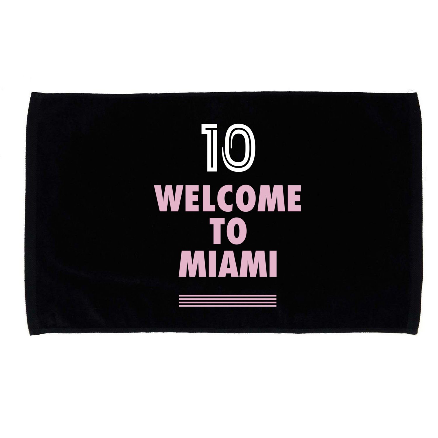 Welcome To Miami Leo 10 GOAT Microfiber Hand Towel