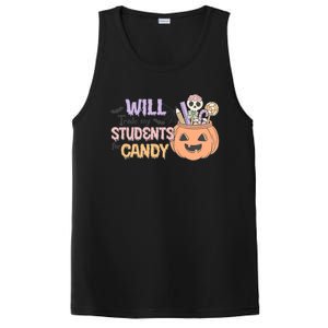 Will Trade My Students For Candy Funny Halloween Teacher Gift PosiCharge Competitor Tank