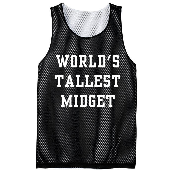 Worlds Tallest Midget Mesh Reversible Basketball Jersey Tank