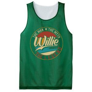 Willie The Man The Myth The Legend Mesh Reversible Basketball Jersey Tank