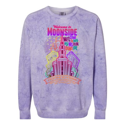 Welcome To Moonside Colorblast Crewneck Sweatshirt