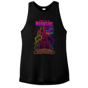 Welcome To Moonside Ladies PosiCharge Tri-Blend Wicking Tank