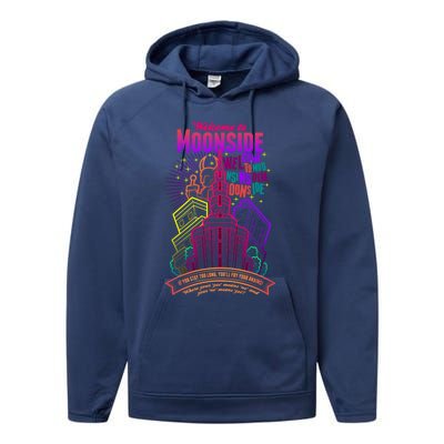 Welcome To Moonside Performance Fleece Hoodie