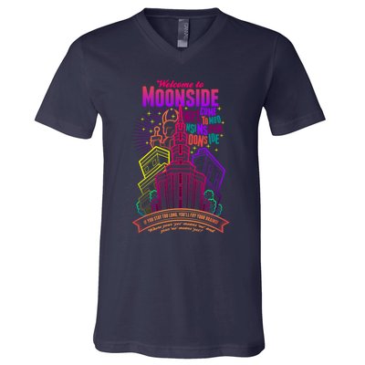 Welcome To Moonside V-Neck T-Shirt