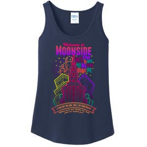 Welcome To Moonside Ladies Essential Tank