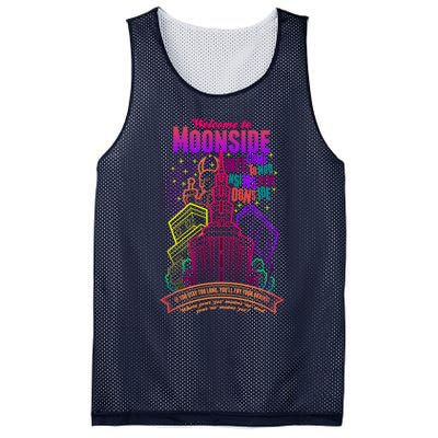 Welcome To Moonside Mesh Reversible Basketball Jersey Tank