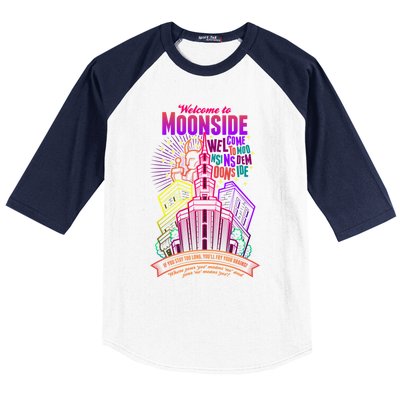 Welcome To Moonside Baseball Sleeve Shirt