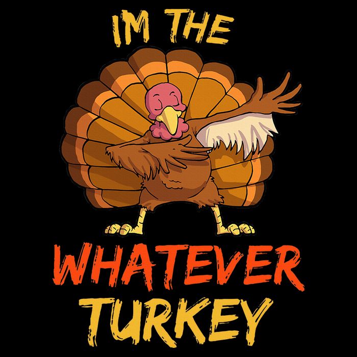 Whatever Turkey Matching Family Group Thanksgiving Party PJ Drawstring Bag