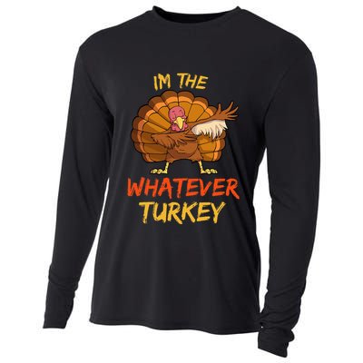 Whatever Turkey Matching Family Group Thanksgiving Party PJ Cooling Performance Long Sleeve Crew