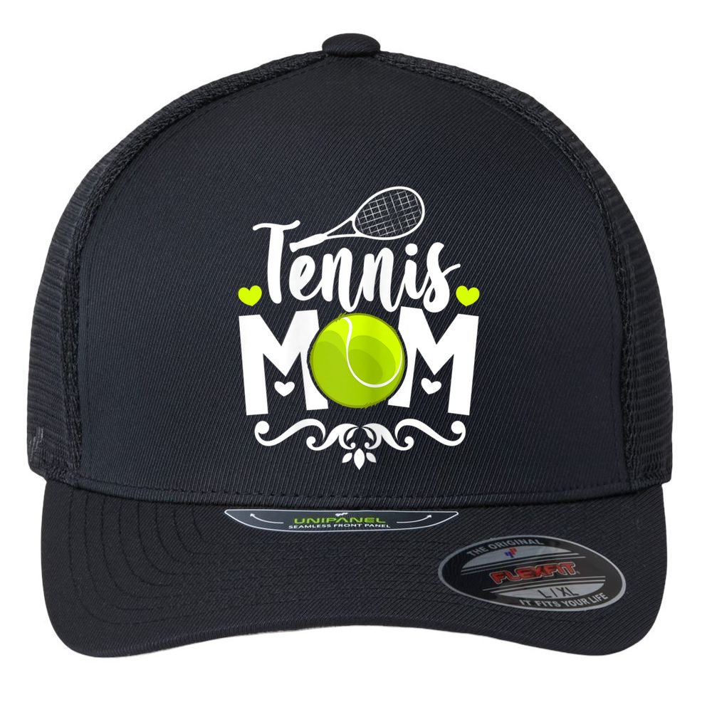 Womens Tennis Mom Flexfit Unipanel Trucker Cap