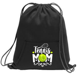 Womens Tennis Mom Sweatshirt Cinch Pack Bag