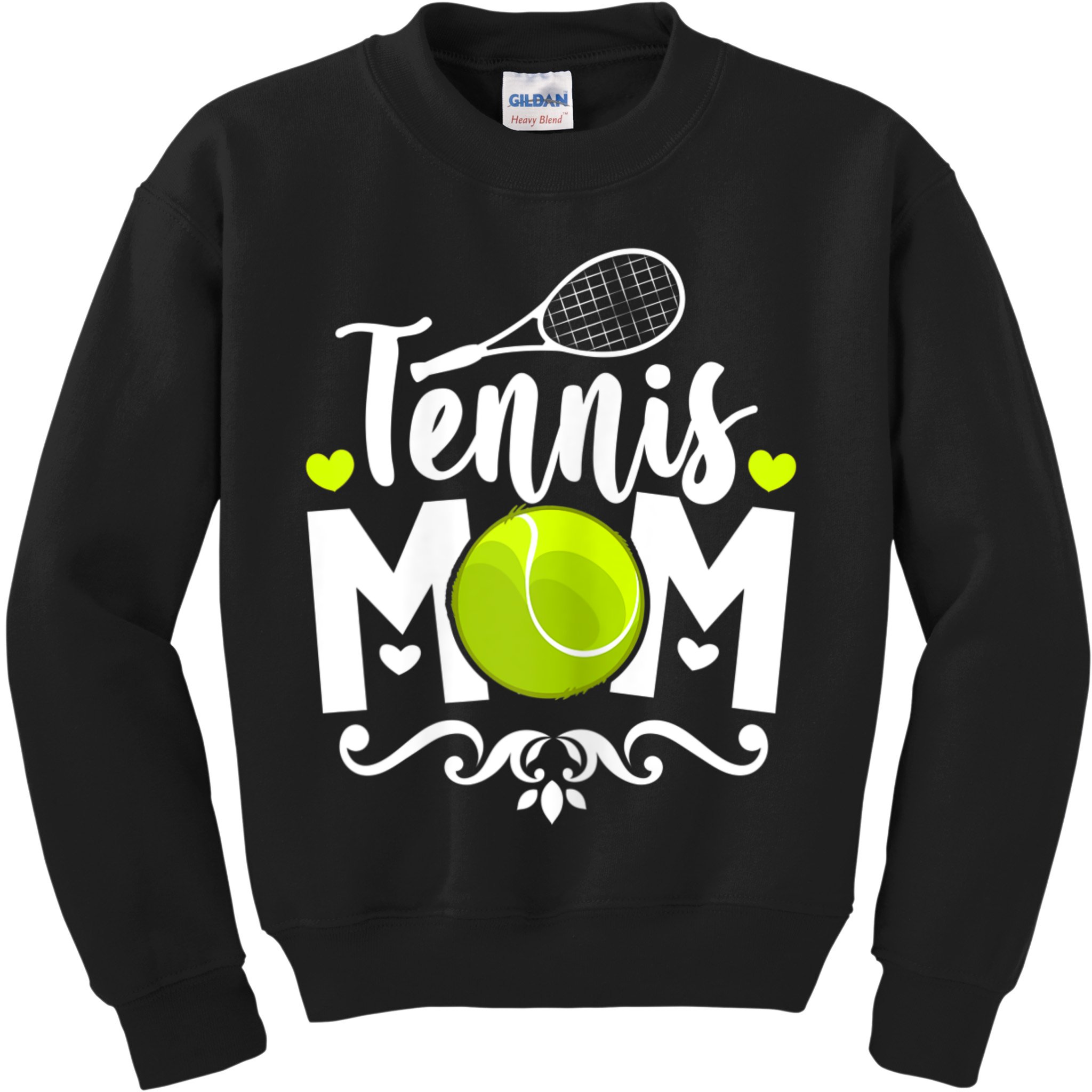 Womens Tennis Mom Kids Sweatshirt