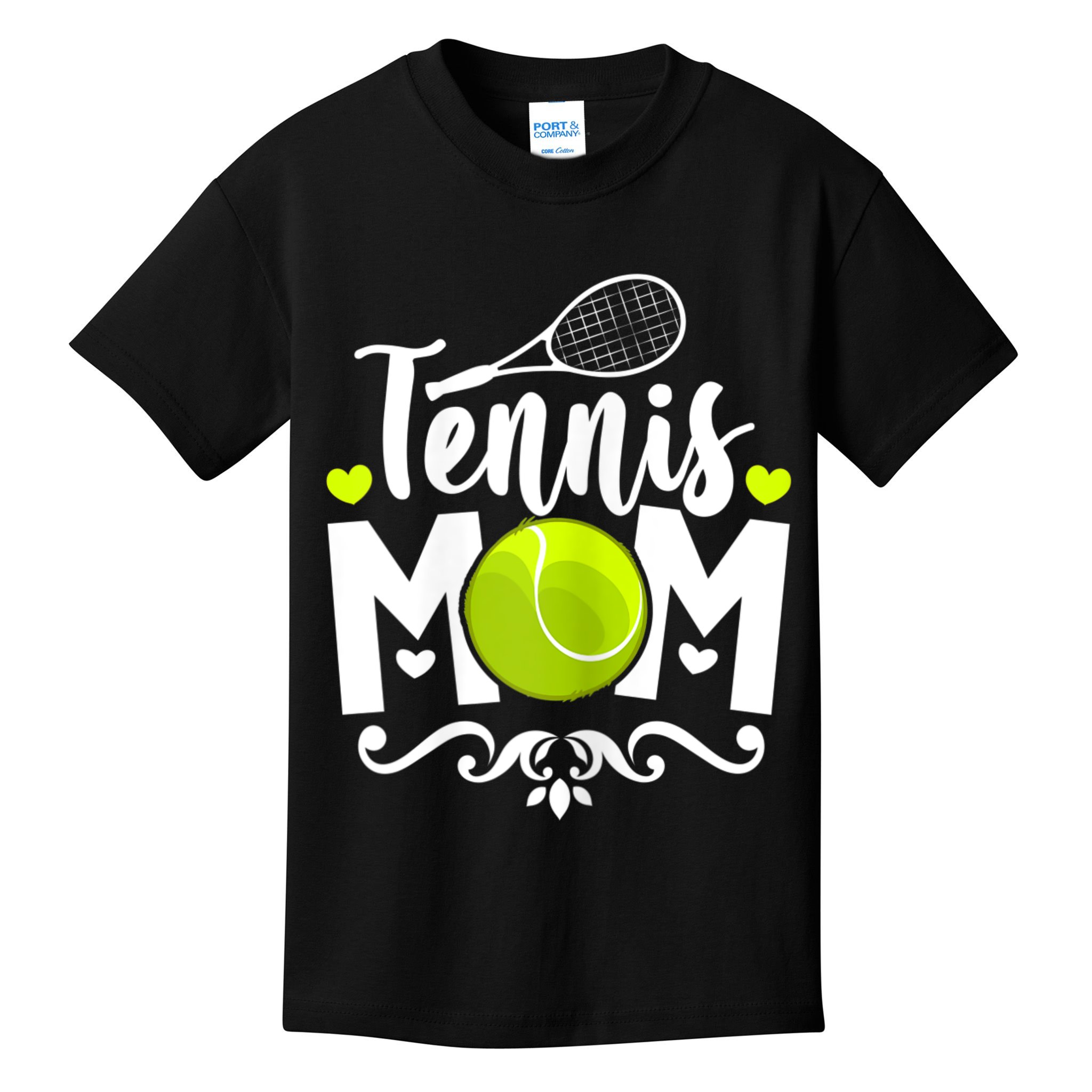 Womens Tennis Mom Kids T-Shirt