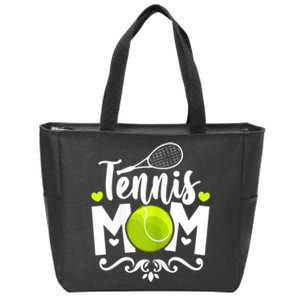 Womens Tennis Mom Zip Tote Bag