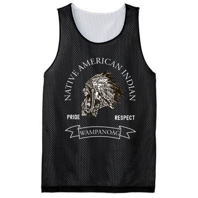 Wampanoag Tribe Native American Indian Pride Respect Vintage Meaningful Gift Mesh Reversible Basketball Jersey Tank