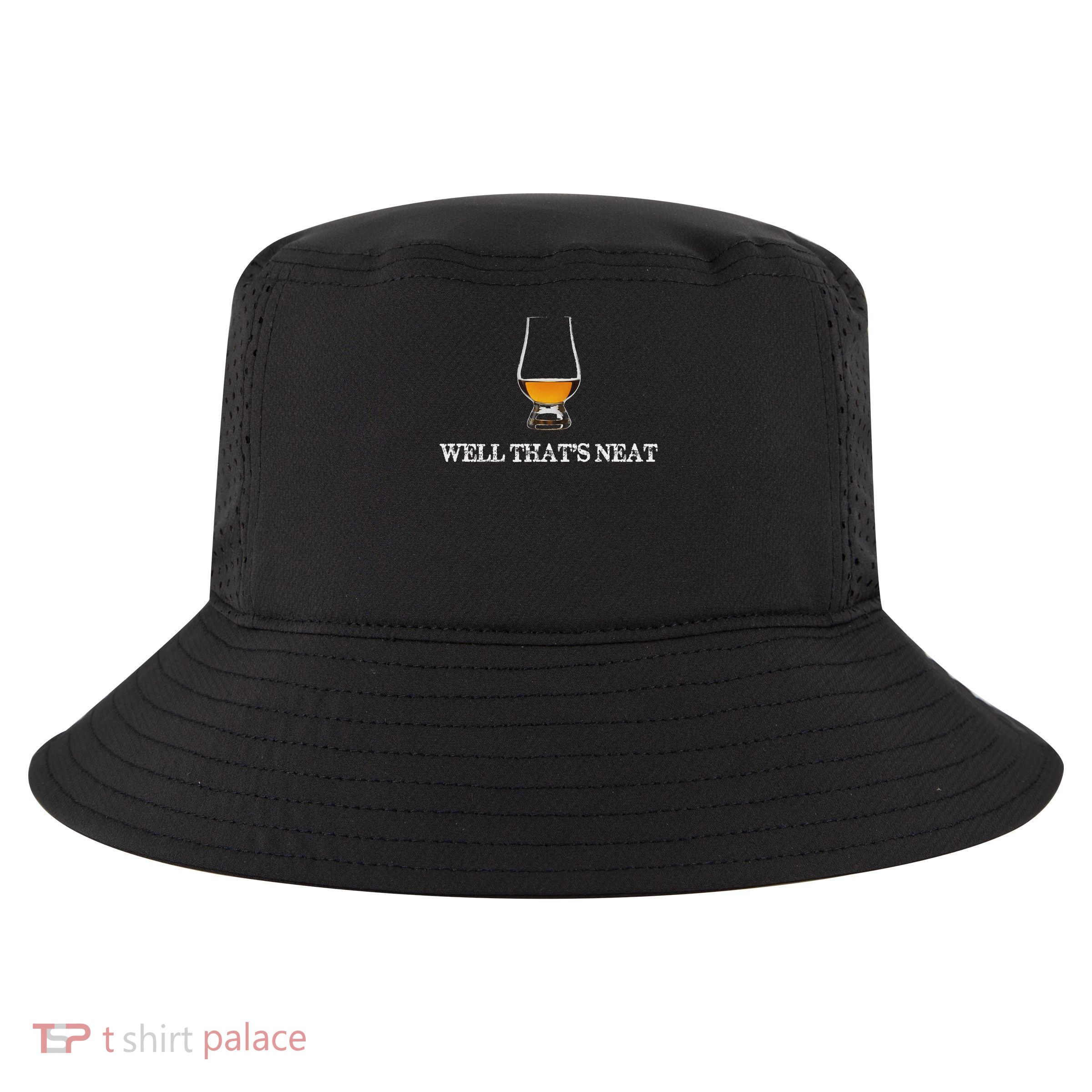 Well That's Neat Whiskey Das Ist Nrdlich Cool Comfort Performance Bucket Hat