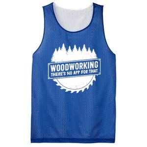 Woodworking There No App For That Carpenter Woodworker Retro Cute Gift Mesh Reversible Basketball Jersey Tank