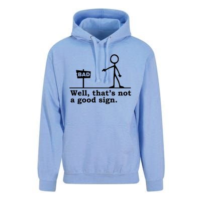 Well Thats Not A Good Sign Unisex Surf Hoodie