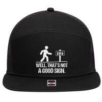 Well ThatS Not A Good Sign Asl Apparel Deaf Interpreter 7 Panel Mesh Trucker Snapback Hat