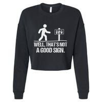 Well ThatS Not A Good Sign Asl Apparel Deaf Interpreter Cropped Pullover Crew