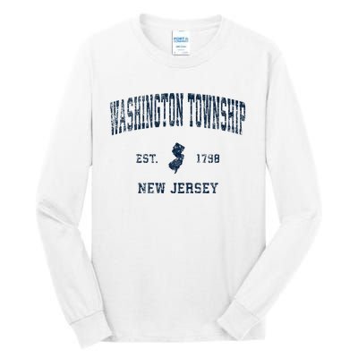 Washington Township New Jersey Nj Vintage Sports Tall Long Sleeve T-Shirt