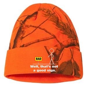 Well Thats Not A Good Sign Adult Humor Graphic Funny Kati Licensed 12" Camo Beanie