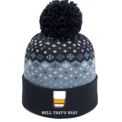 Well Thats Neat Funny Whiskey Old Fashioned Scotch Bourbon The Baniff Cuffed Pom Beanie