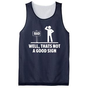 Well Thats Not A Good Sign Mesh Reversible Basketball Jersey Tank