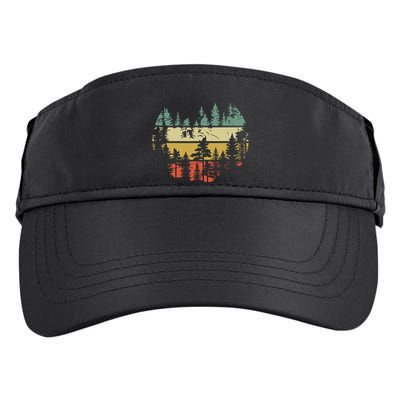 Wildlife Trees Outdoors Nature Retro Forest Adult Drive Performance Visor