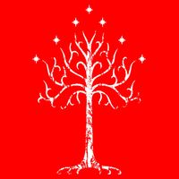 White Tree Of Gondor Tolkien Button